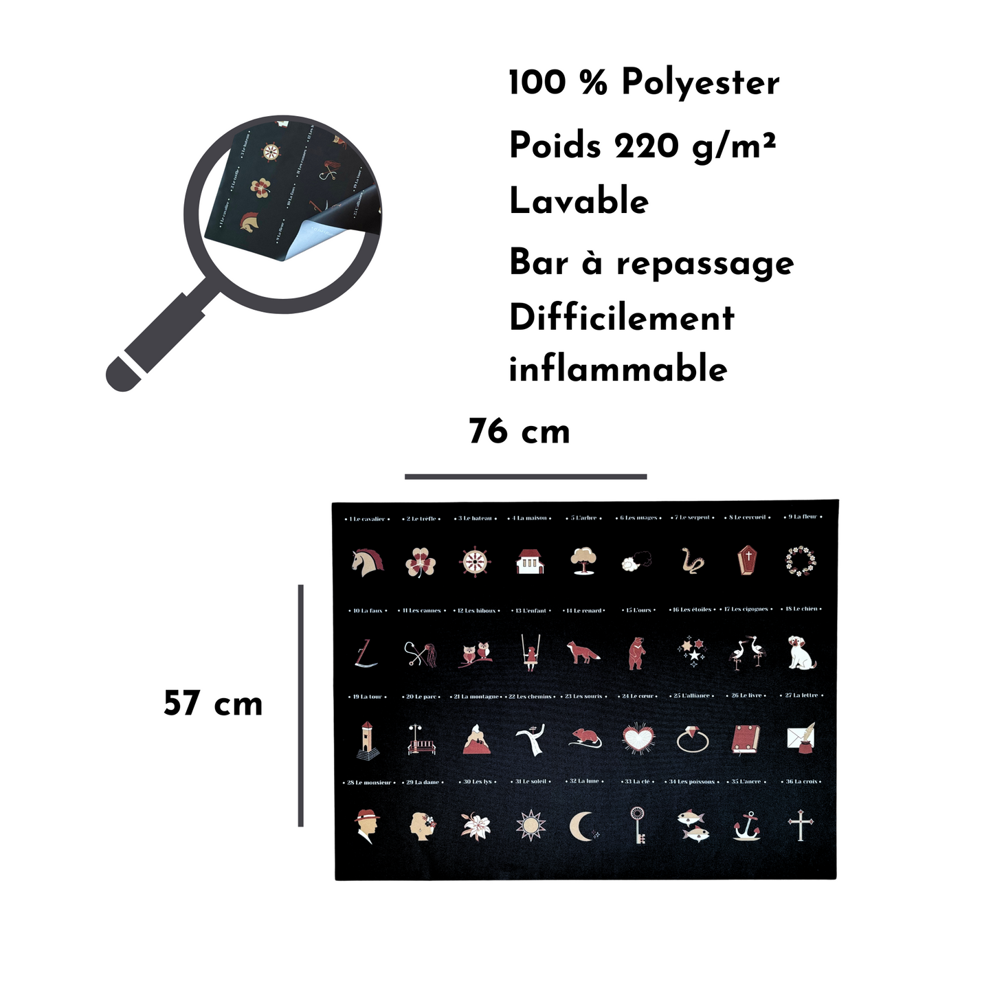 Lenormand House Chart for Large Cards