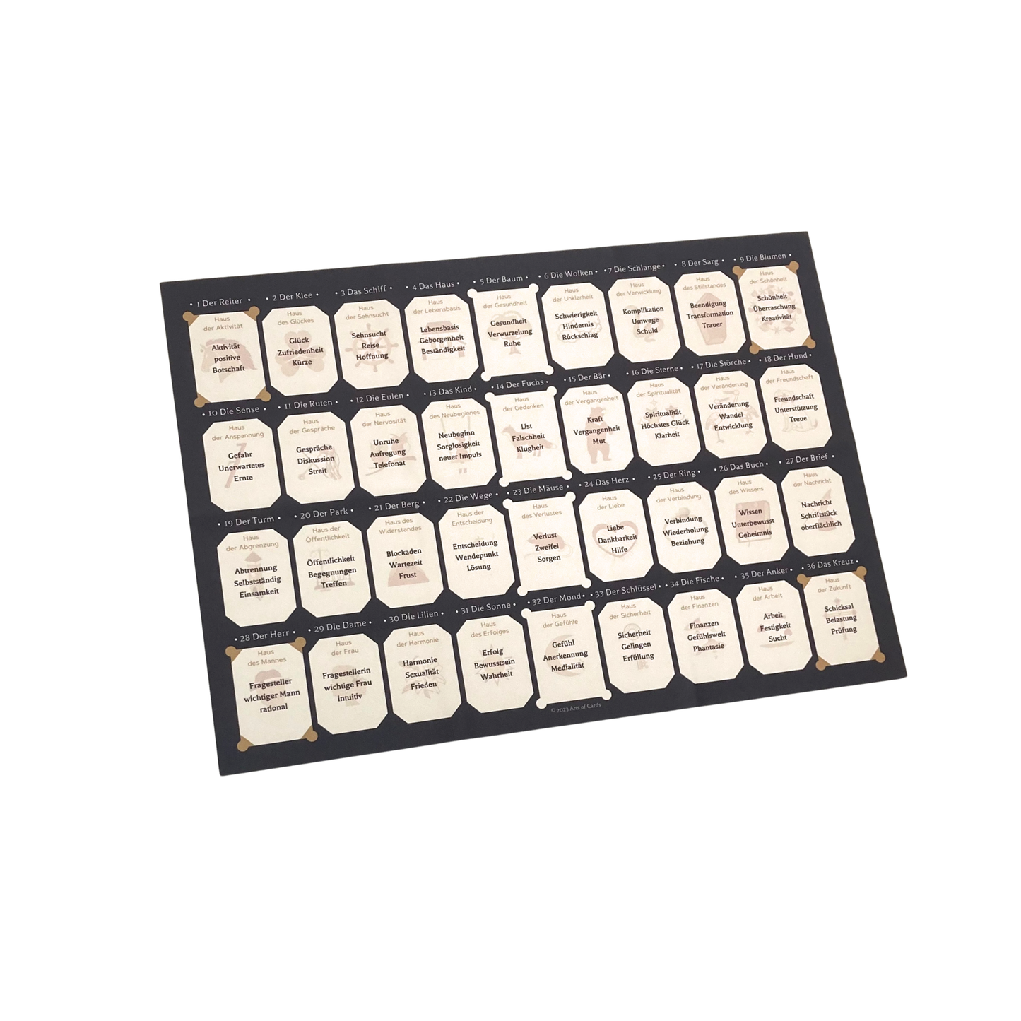 Lenormandtücher 9x4 Bundle