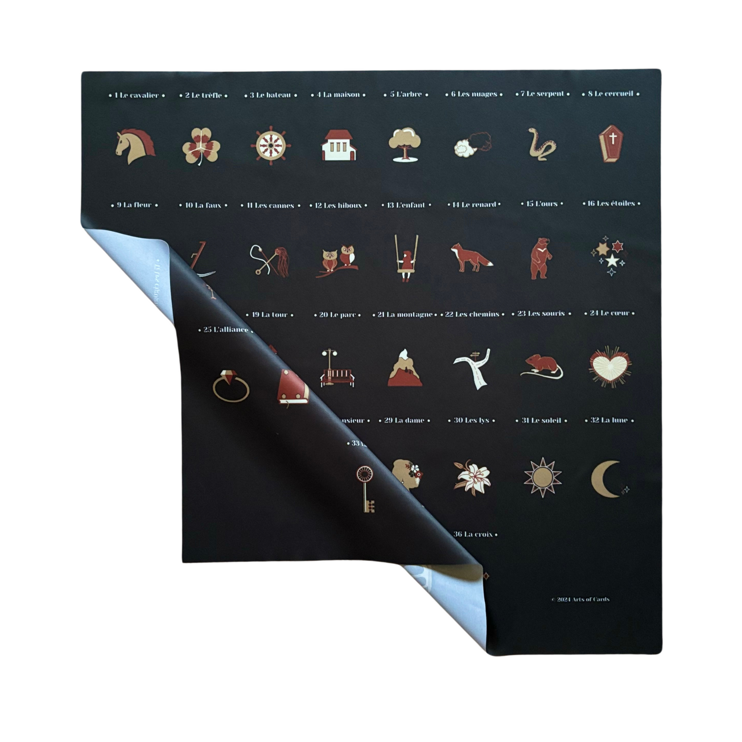 Lenormand House Chart for Large Cards