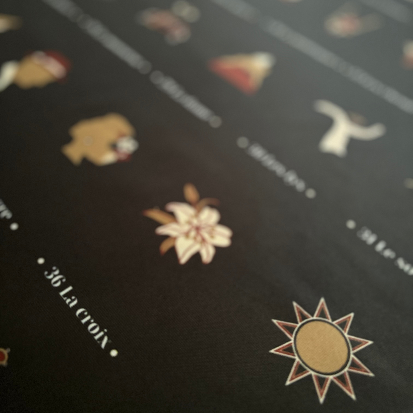 Lenormand House Chart for Large Cards
