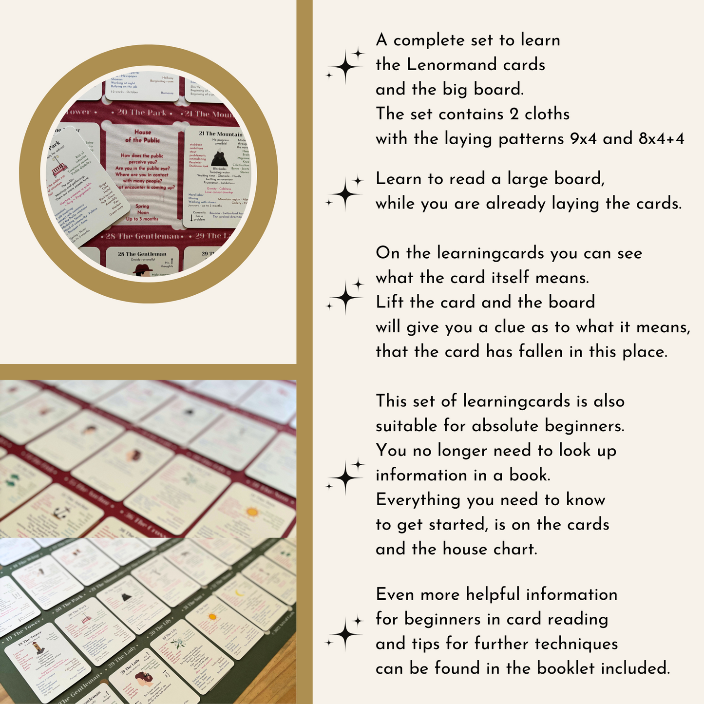 How to read a lenormand template