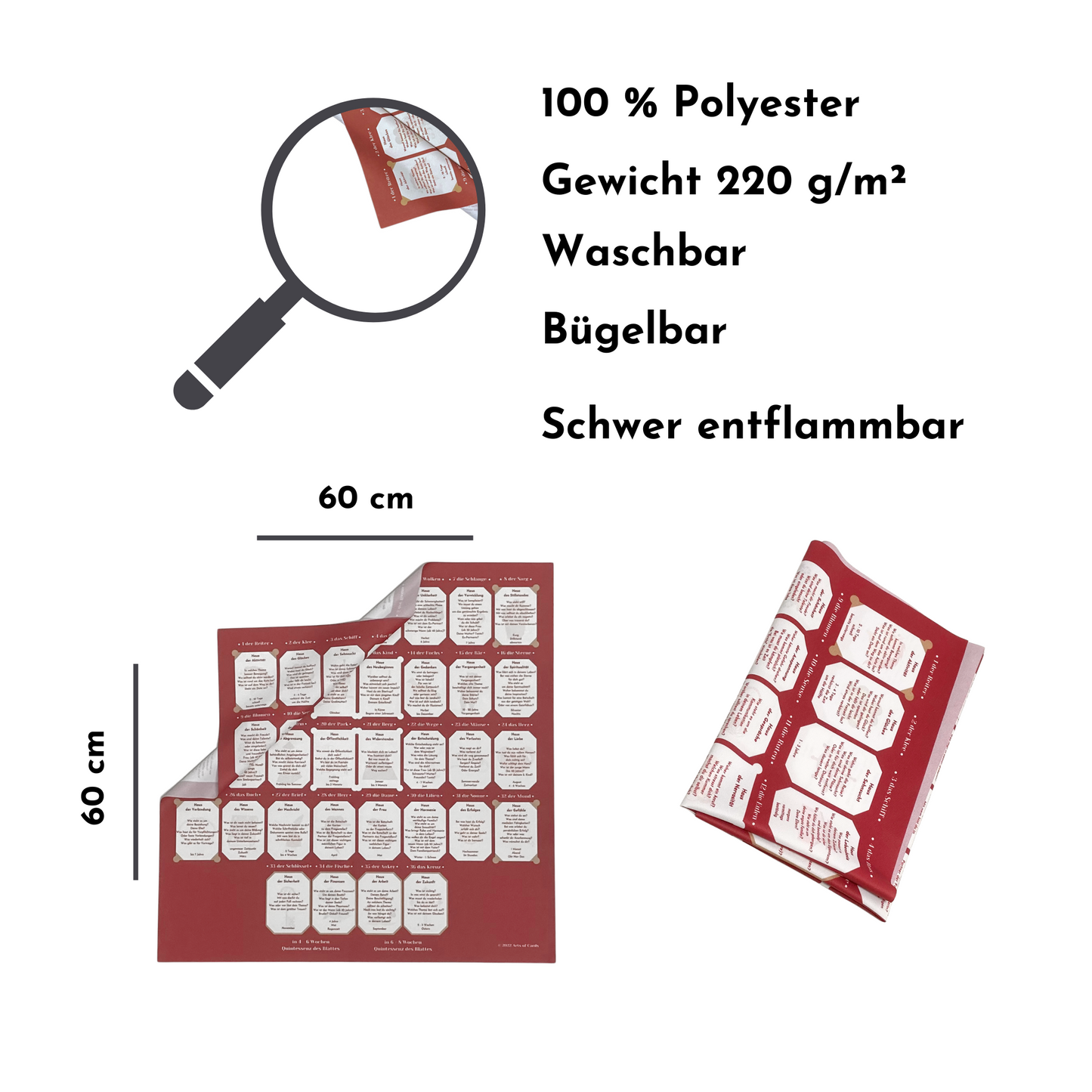 Legemuster Lenormand Tuch