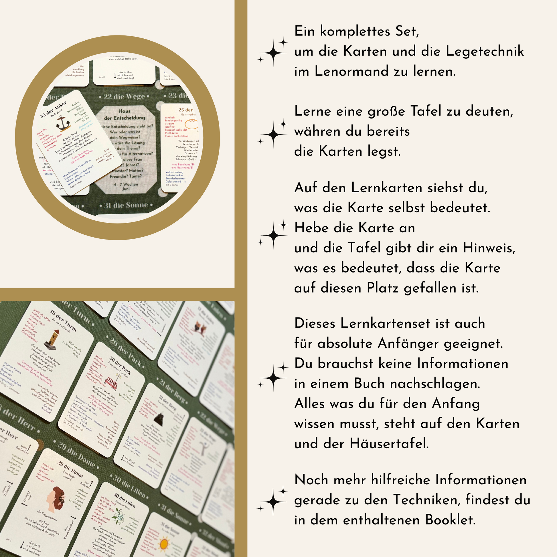 Lenormand für Anfänger und Fortgeschrittene