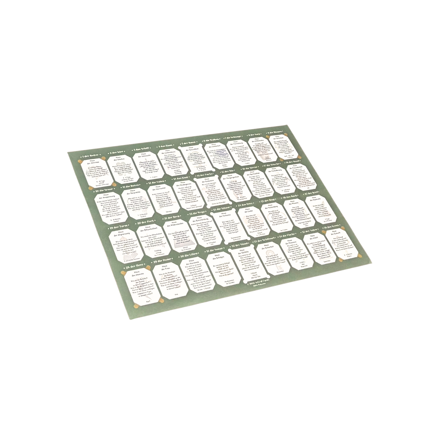Lenormand Auslegetuch 9x4