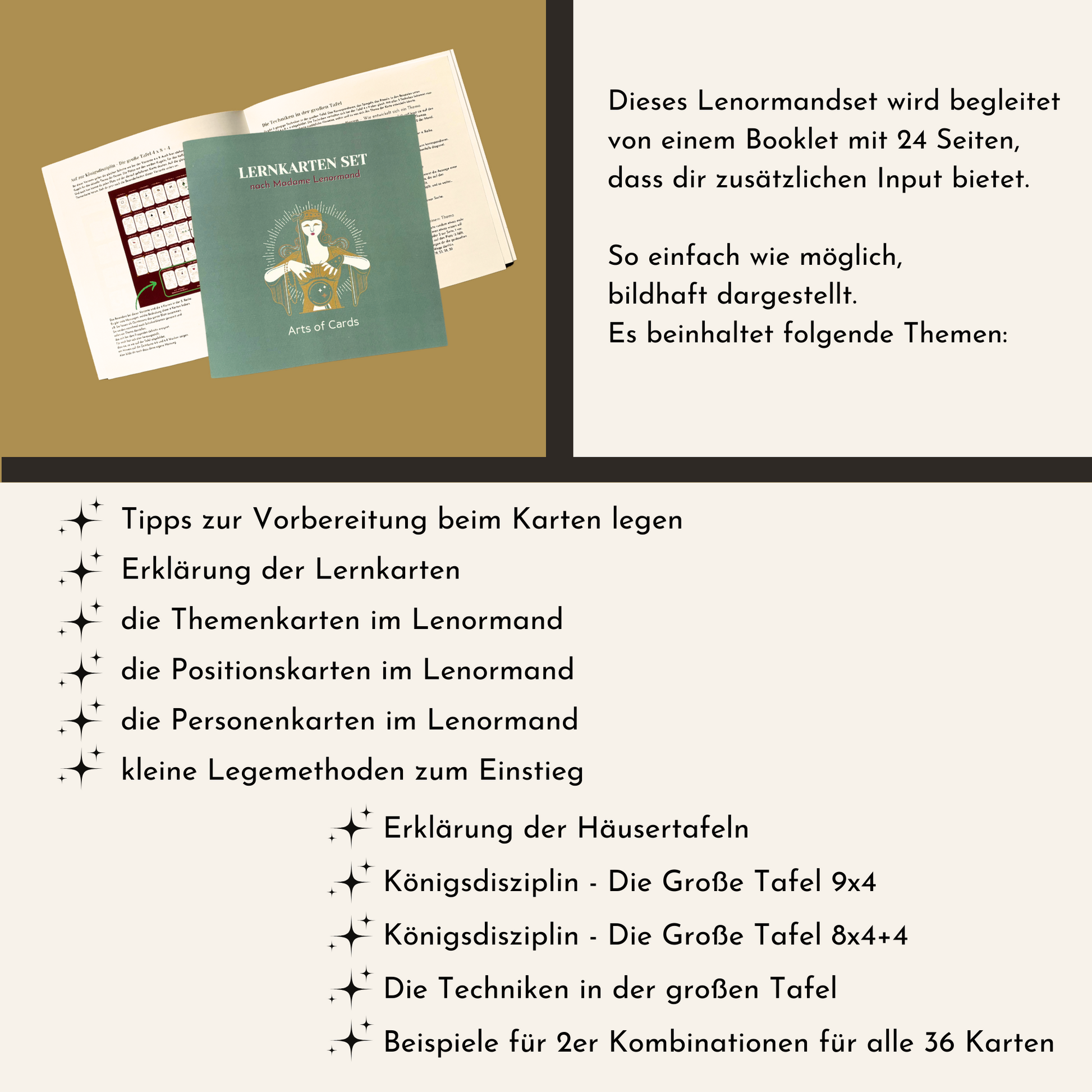 Lenormand Buch einfach