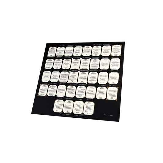 grand tapis de tirage Lenormand