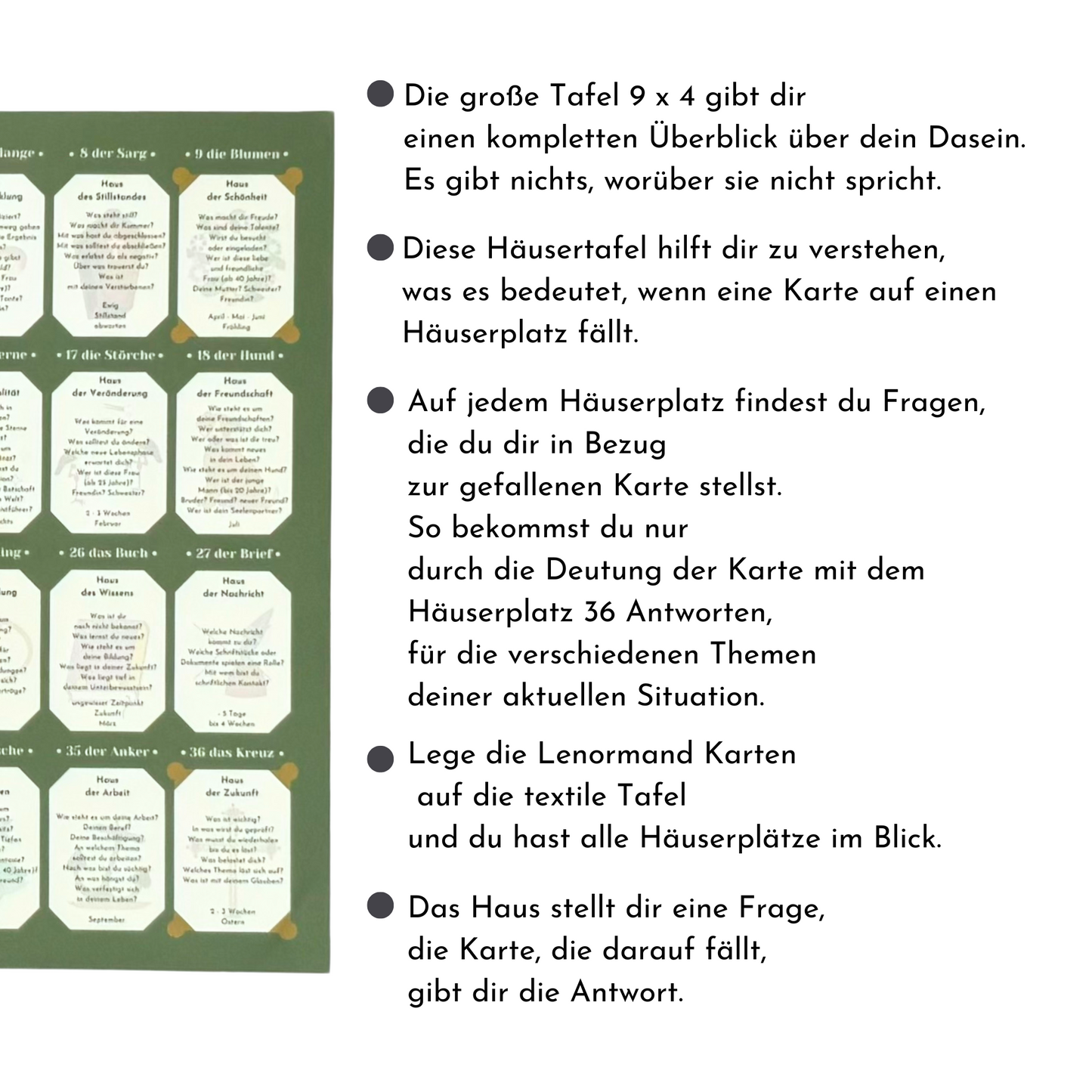 Große Tafel lernen 9x4
