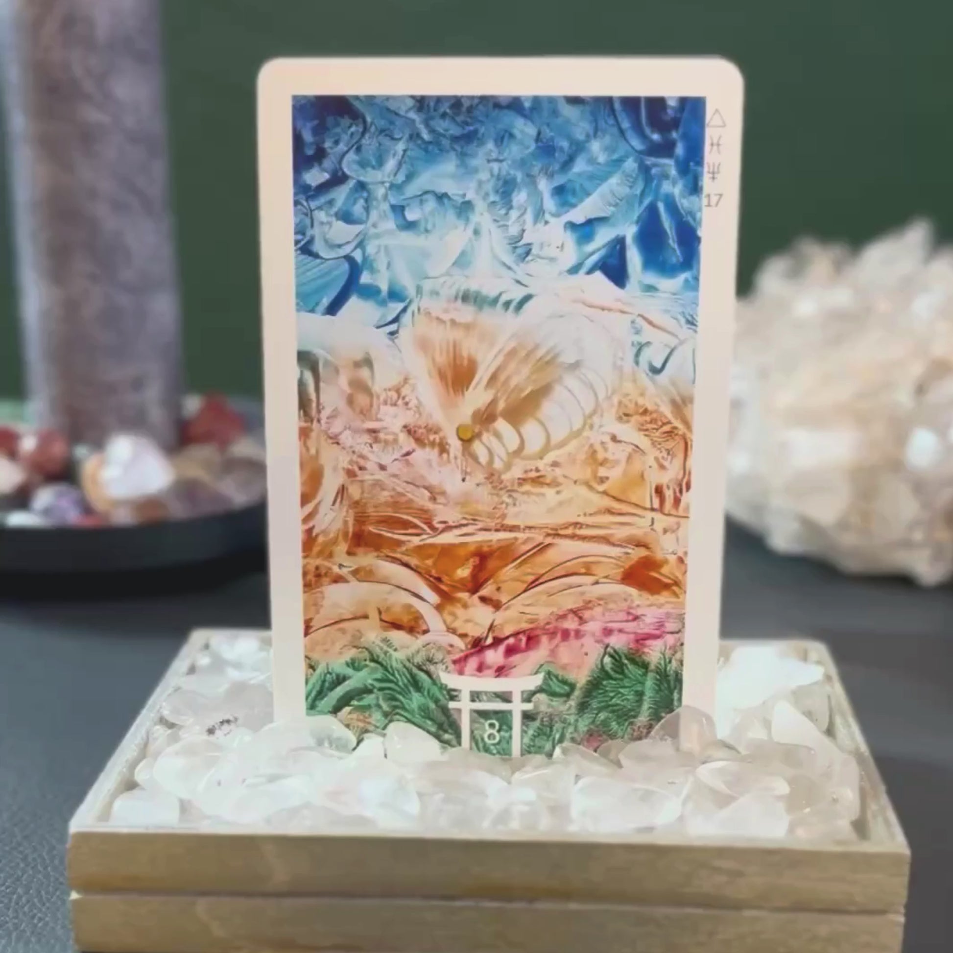 Encaustic Bilder als Karten