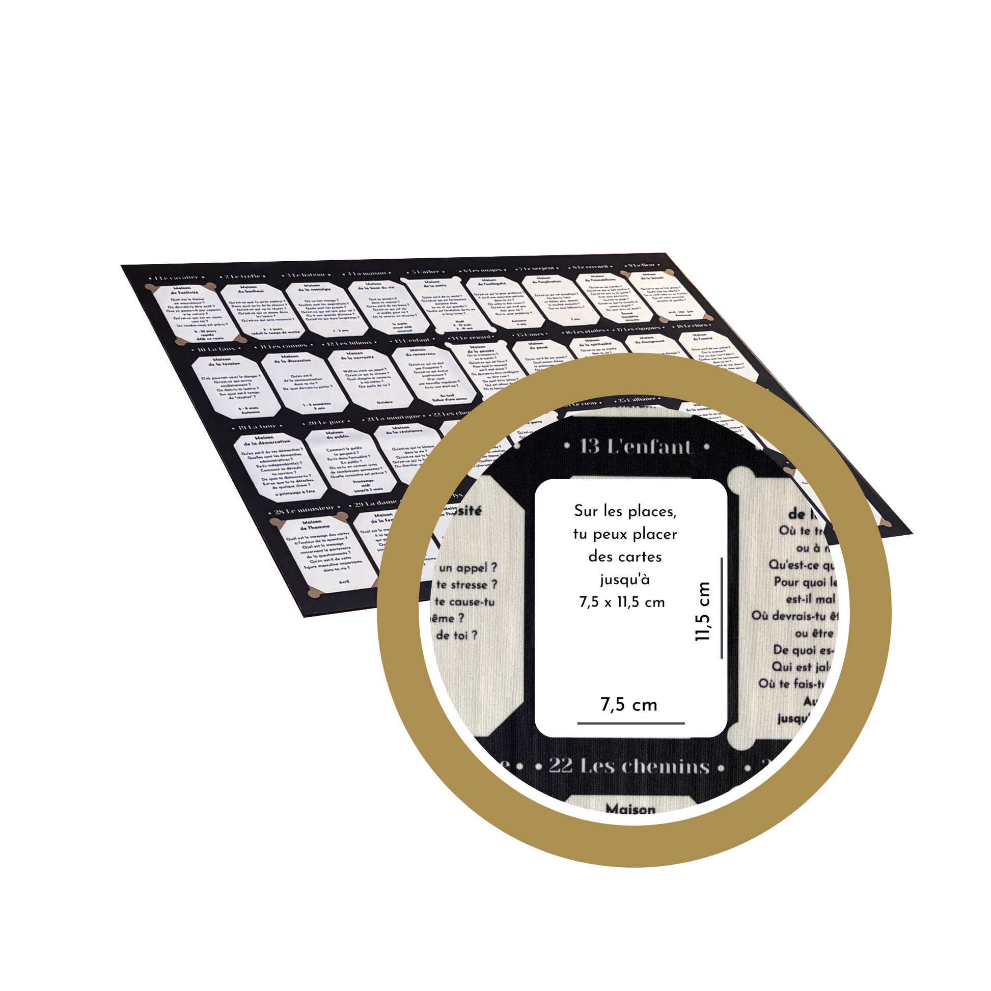 tapis de lecture Lenormand