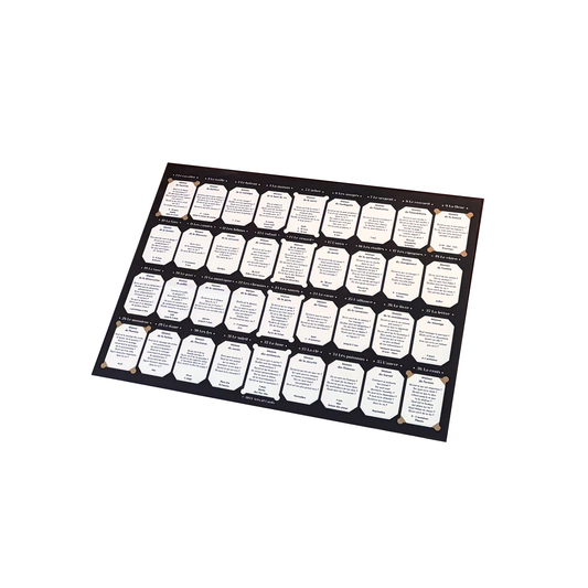 tapis de tirage Lenormand 9x4 grand format