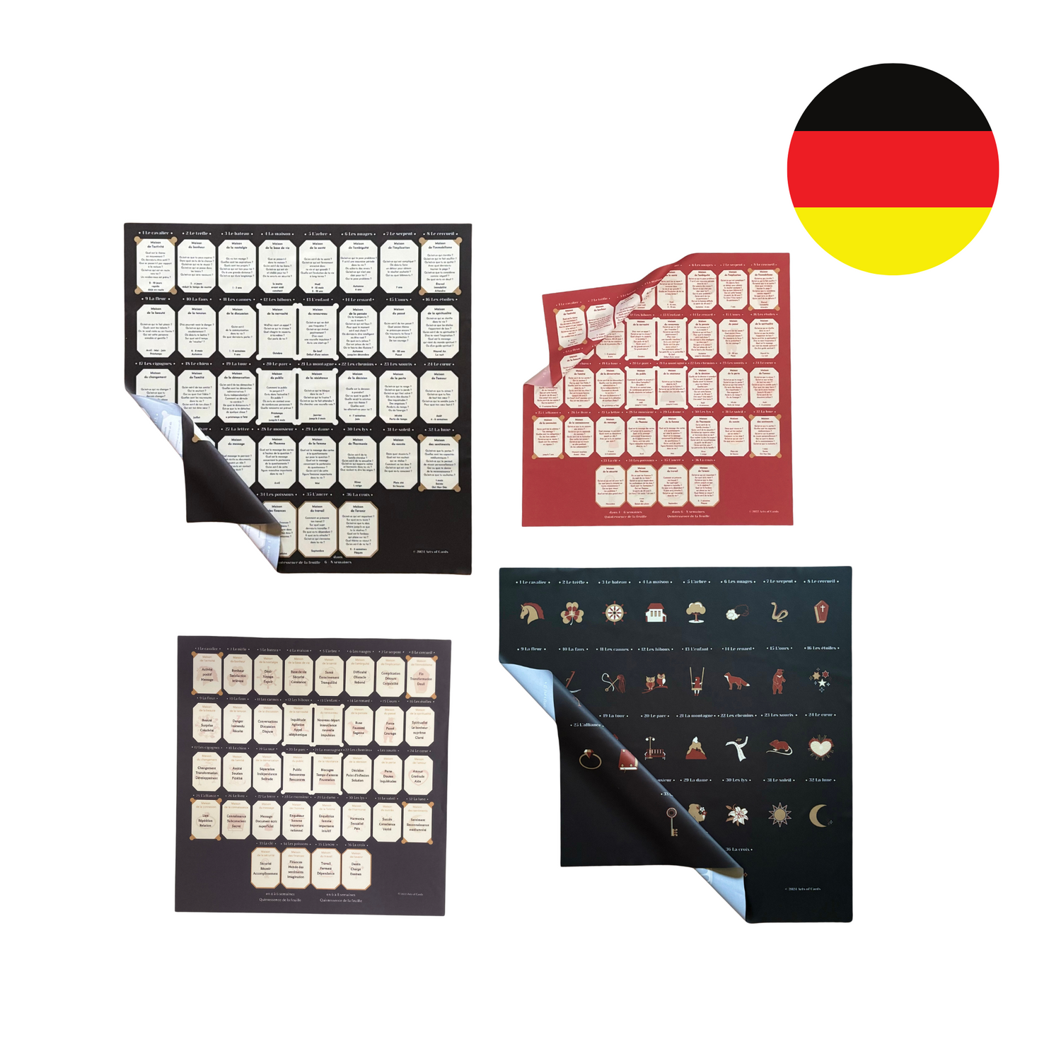 Lenormand Legemuster 8x4+4