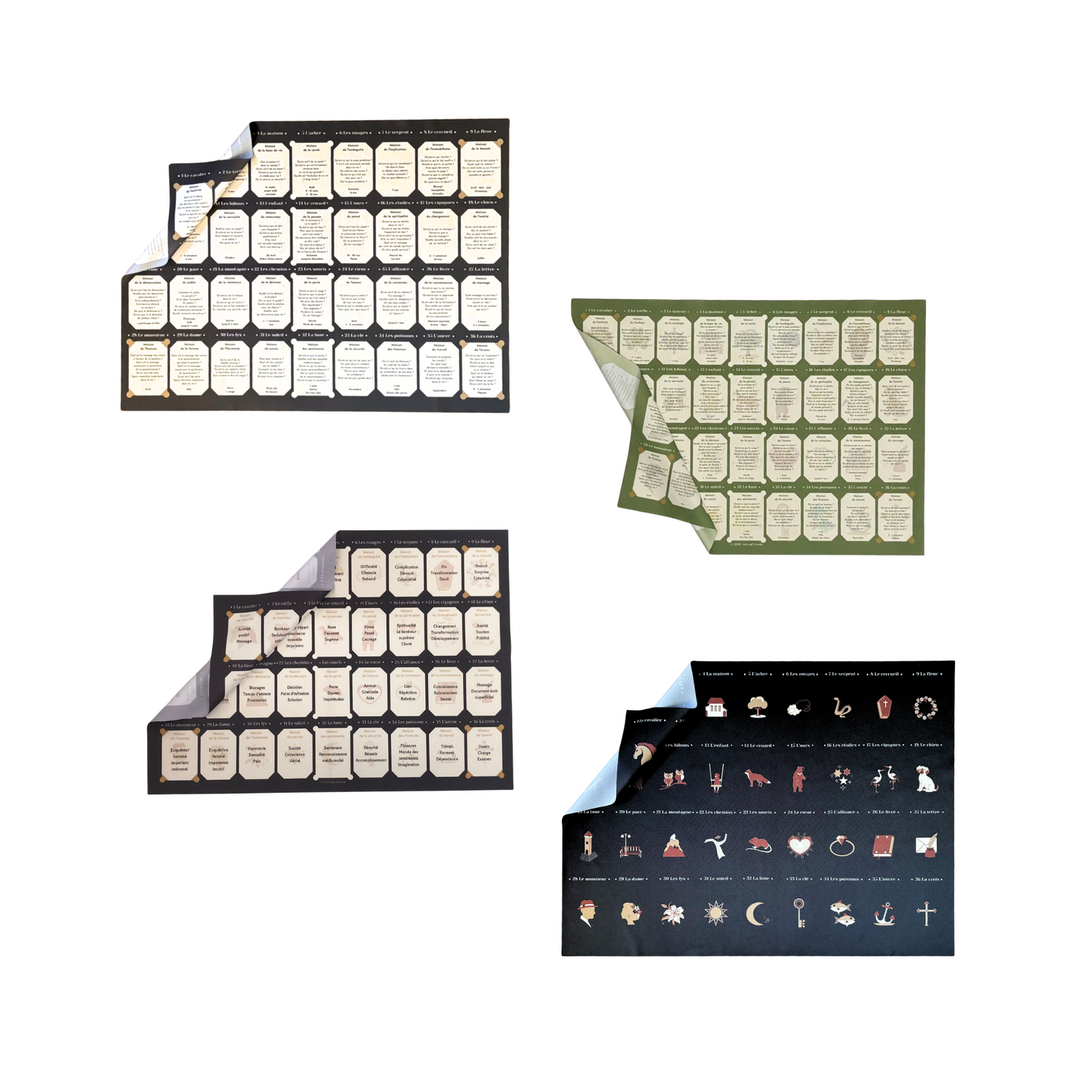 Lenormand 9x4 Kartenunterlage 
