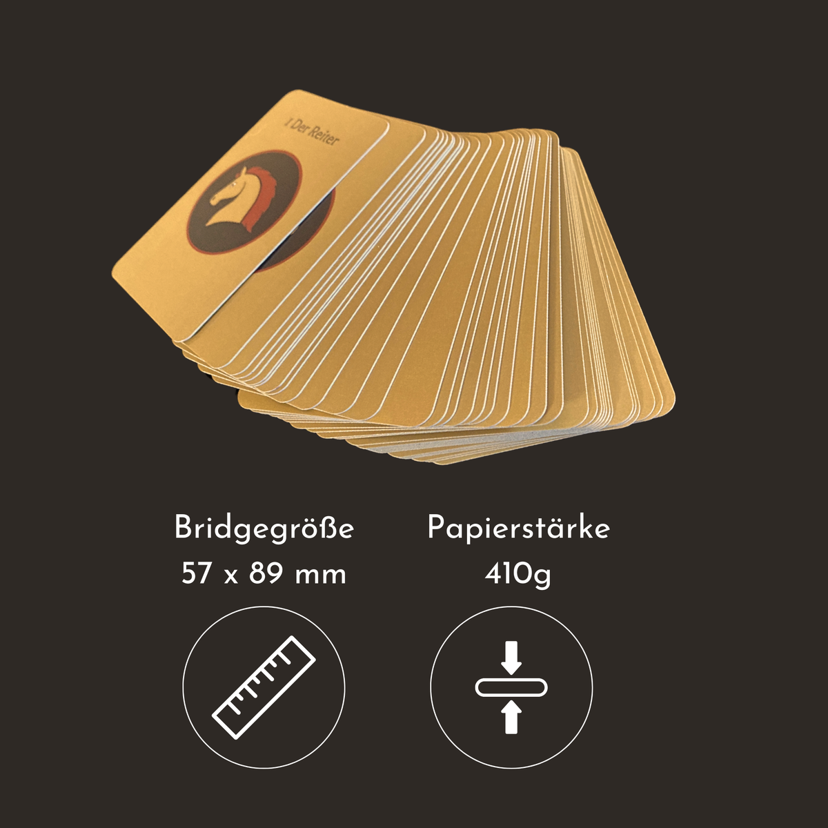 Lenormand Set 8x4 intuitive Häusertafel und Lenormanddeck