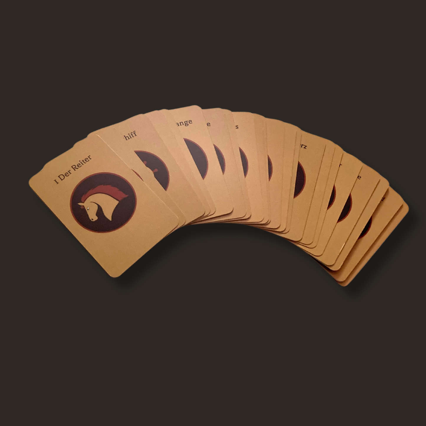 Lenormand Deck minimalist Lenormand cards with pictograms without words Arts of Cards