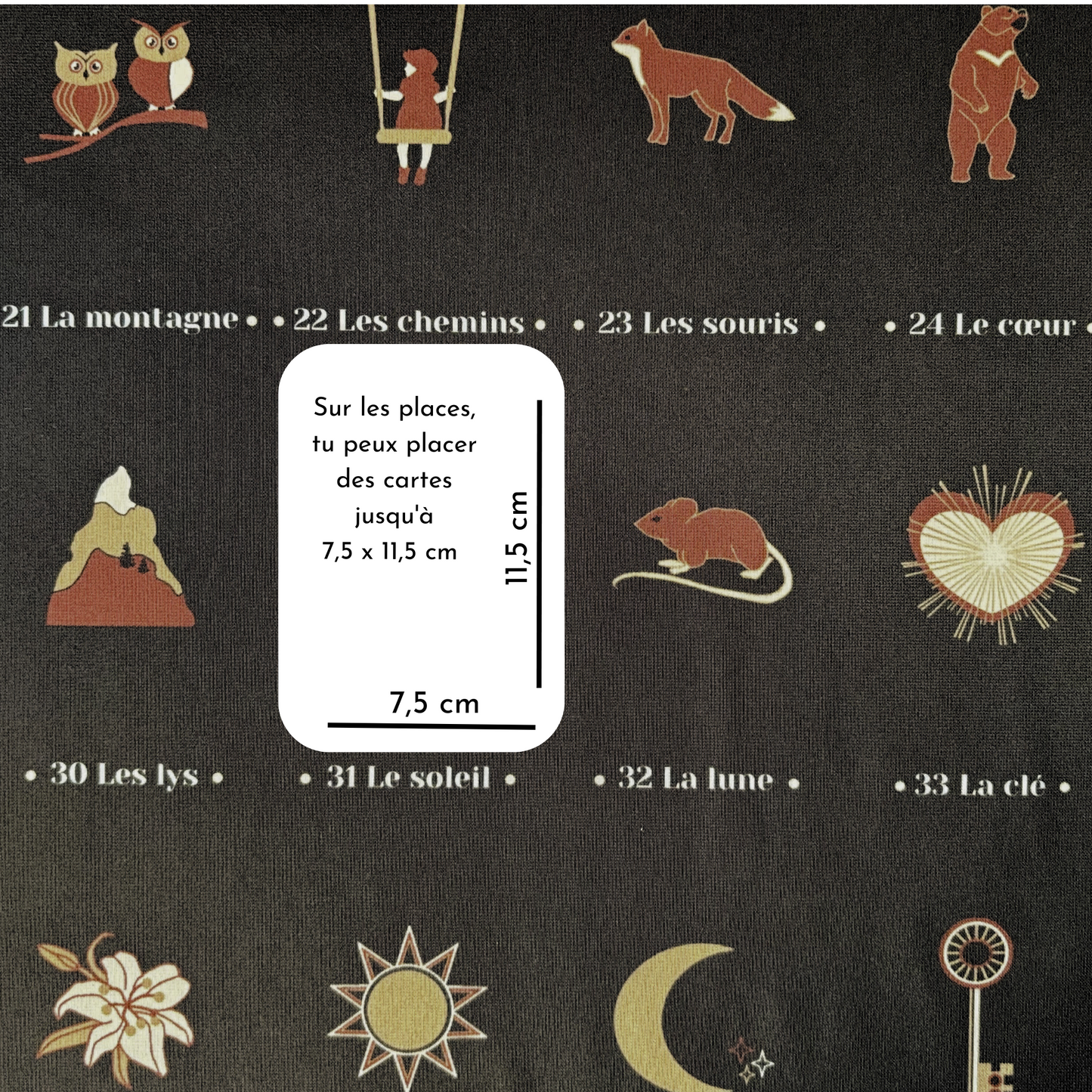 Lenormand House Chart for Large Cards