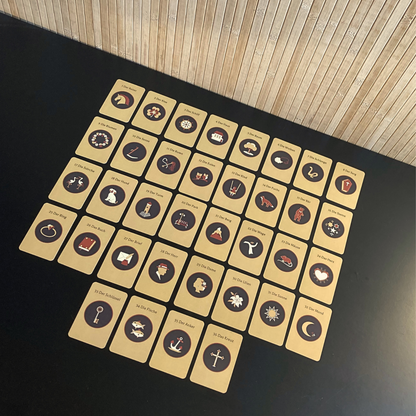 Lenormand Deck minimalist Lenormand cards with pictograms without words Arts of Cards