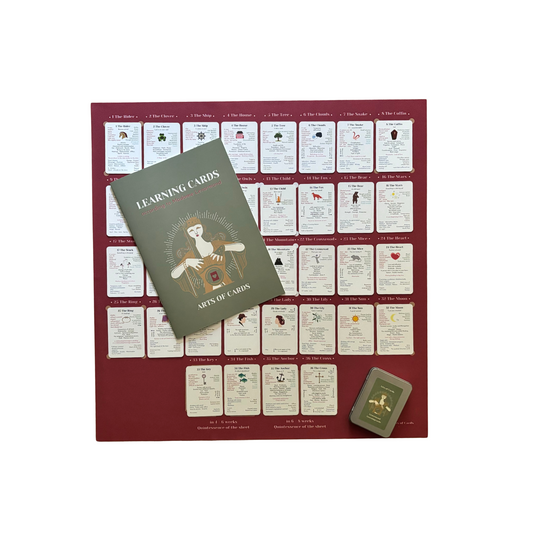 Lenormand Learning Card Set 8x4+4 a Lenormand course for beginners and advanced