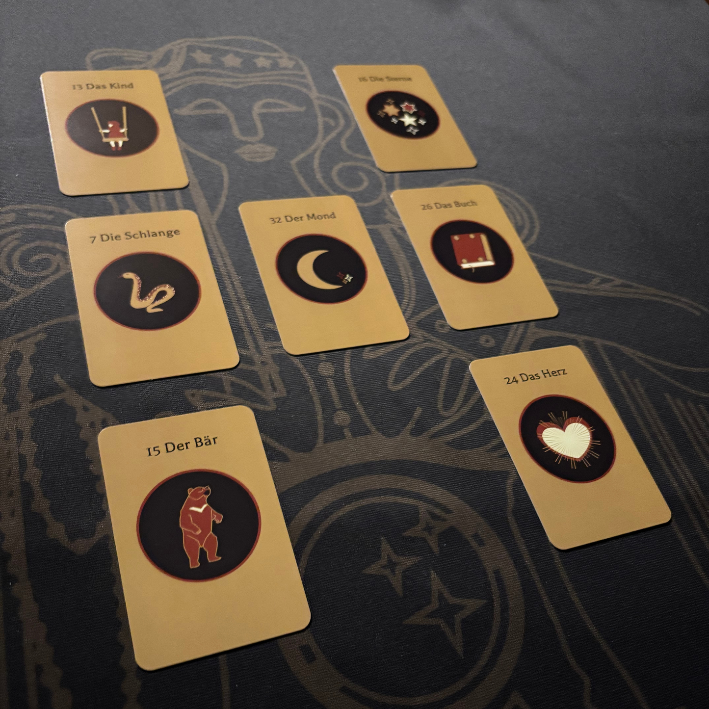 Lenormand Deck minimalist Lenormand cards with pictograms without words Arts of Cards