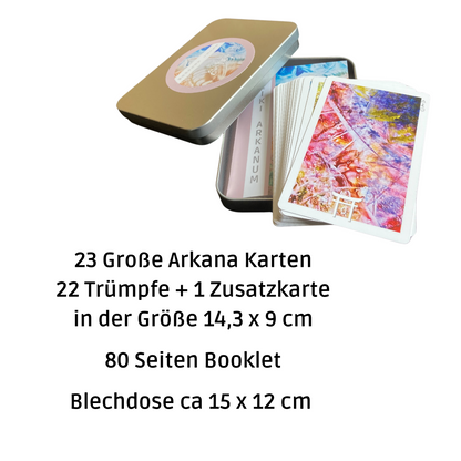 Reiki Arkanum 23 cartes de tarot énergétique avec livret et coffret