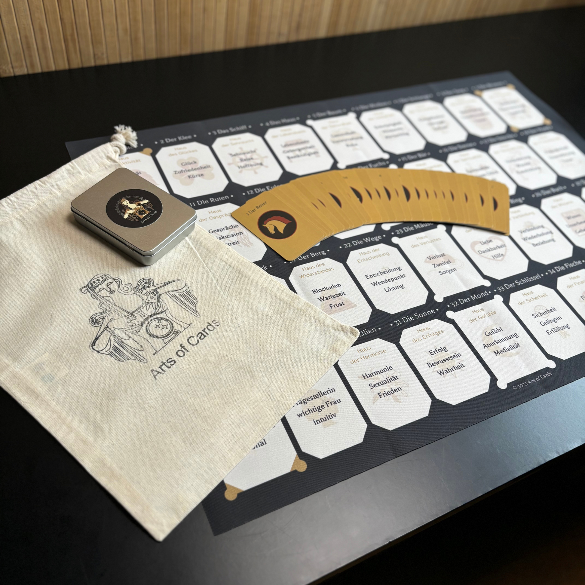 Lenormand große Tafel Set
