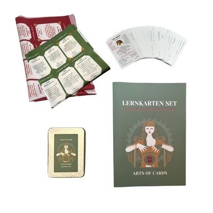 Grand jeu de cartes flash Lenormand avec 2 cartes de maisons