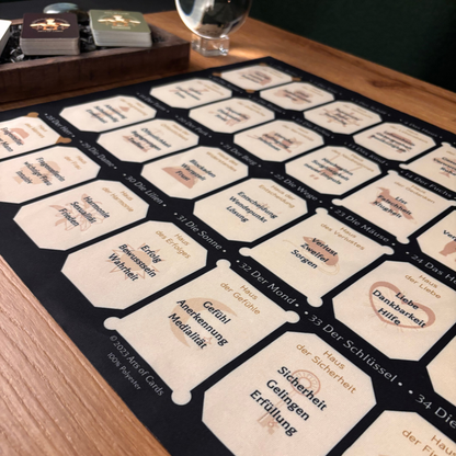 Lenormand Legetuch 9x4 Häusertafel für das Grand Tableau