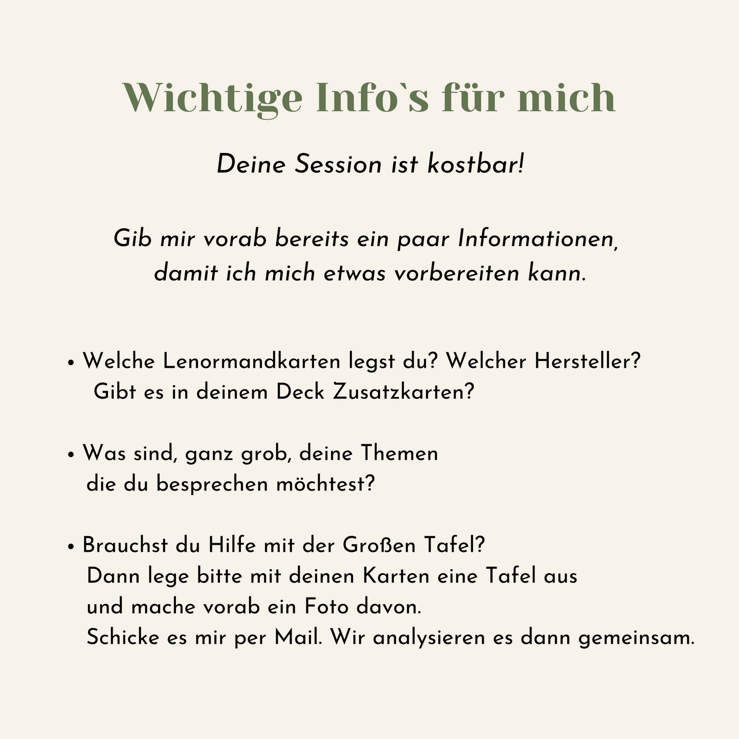 Leçon de Lenormand