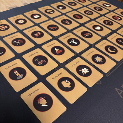 Lenormand Deck minimalist Lenormand cards with pictograms without words Arts of Cards