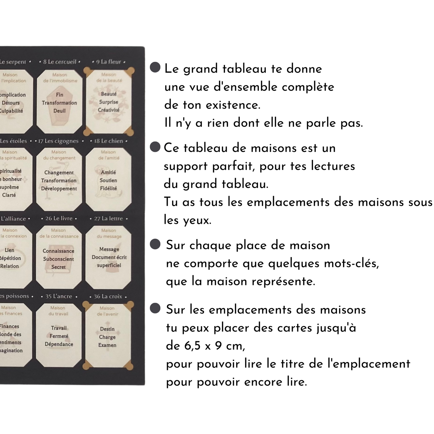 Arts of Cards planche de pose de tissu 4 x 9 noir