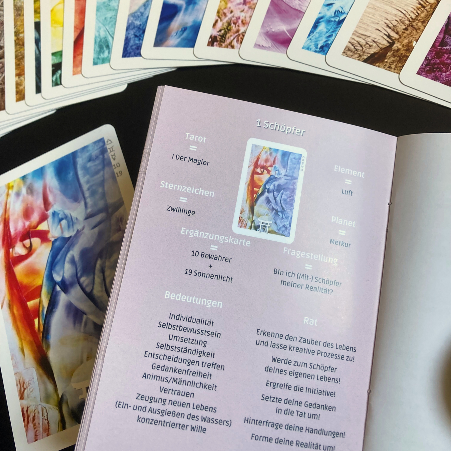Reiki Arkanum 23 cartes de tarot énergétique avec livret et coffret