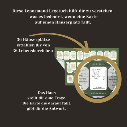 Lenormandtücher 9x4 Bundle