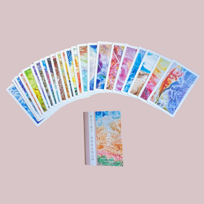 Reiki Arkanum 23 cartes de tarot énergétique avec livret et coffret