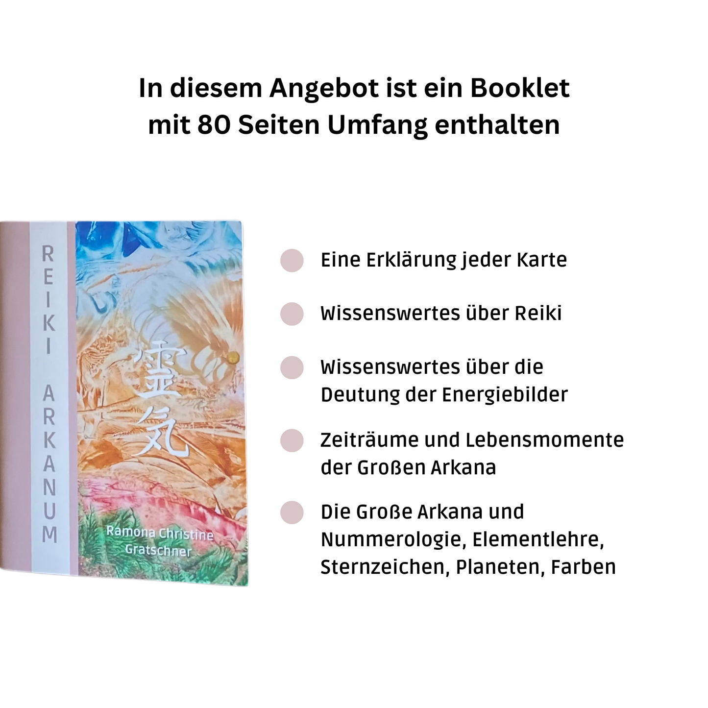 Reiki Arkanum 23 cartes de tarot énergétique avec livret et coffret