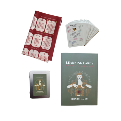 Lenormand Learning Card Set 8x4+4 a Lenormand course for beginners and advanced