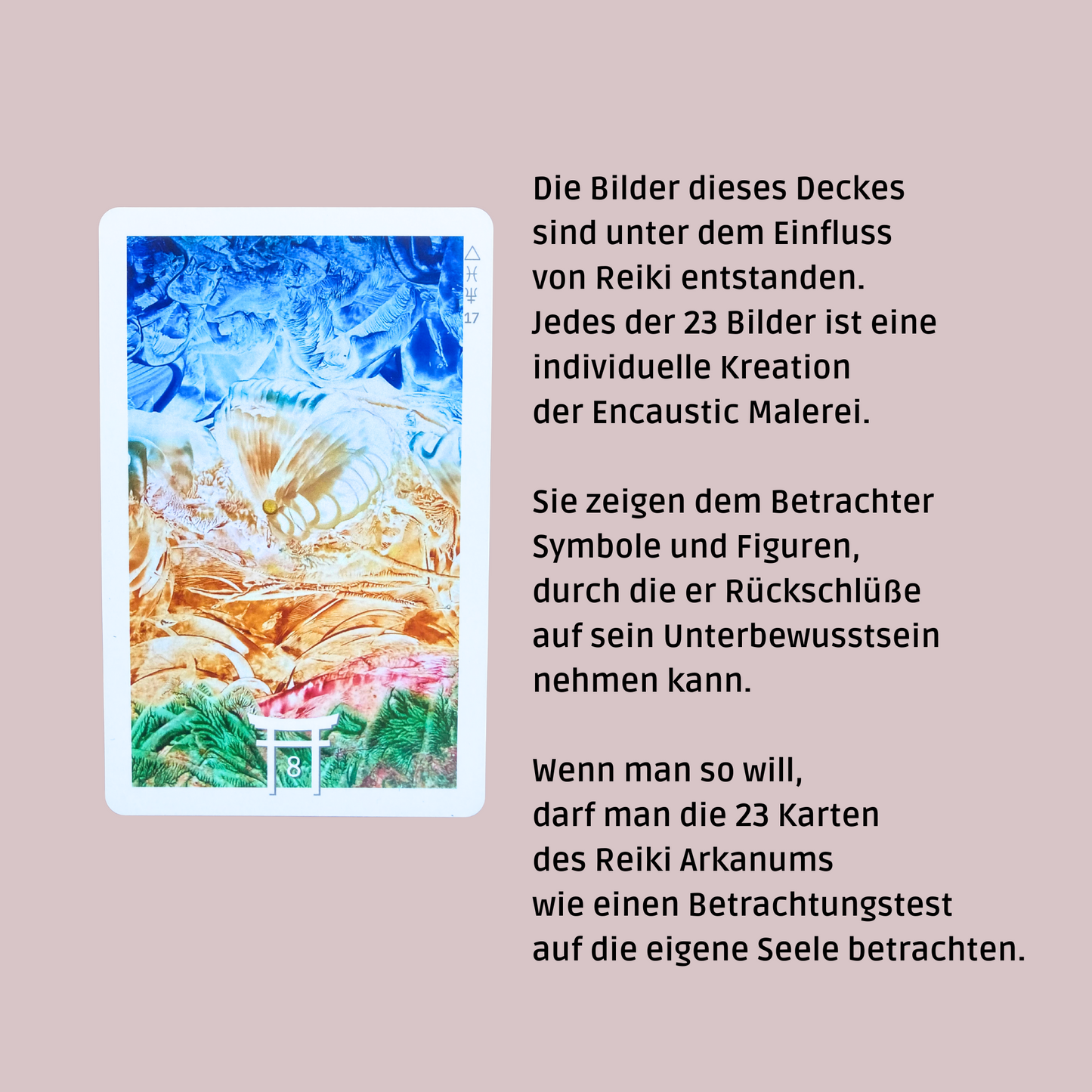 Reiki Arkanum 23 cartes de tarot énergétique avec livret et coffret