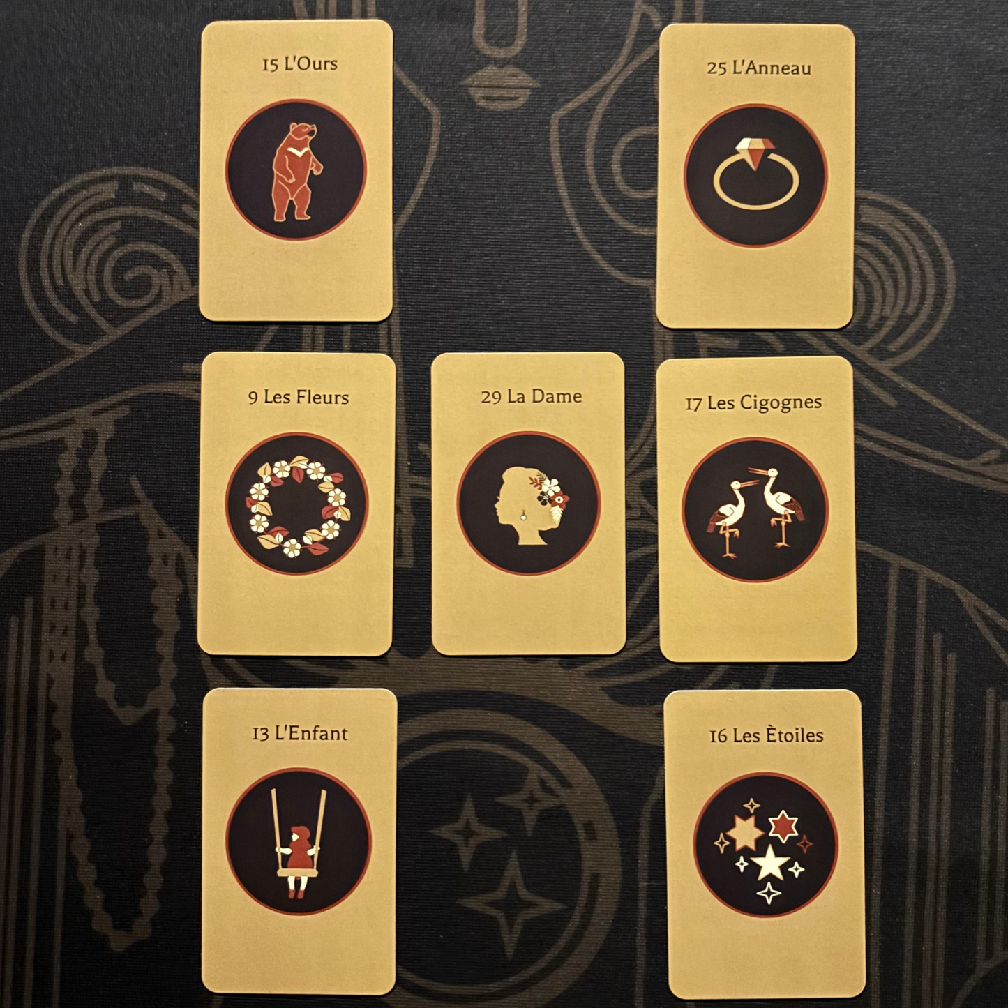 Lenormand Deck Arts of Cards 36 Cards French