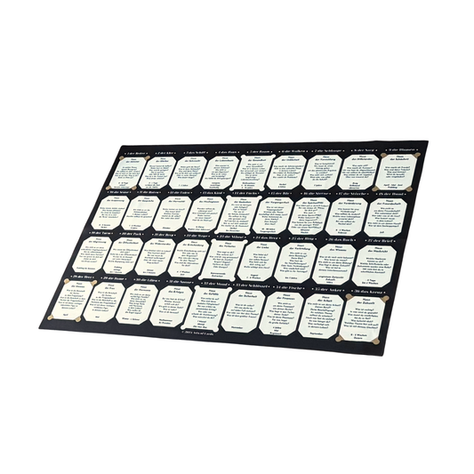 Lenormand großes Legetuch 9x4 für große Lenormandkarten zum lernen