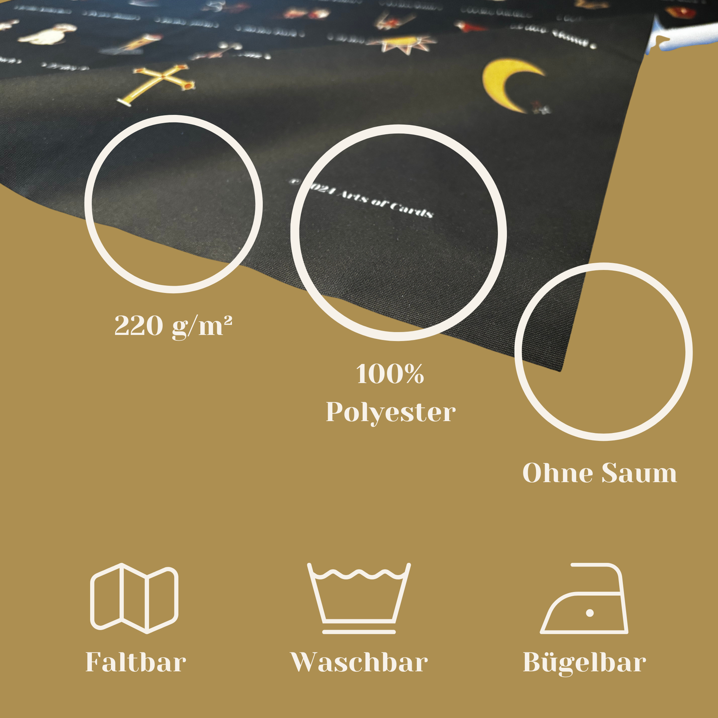 Lenormandtücher für große Karten 8x4+4 Bundle