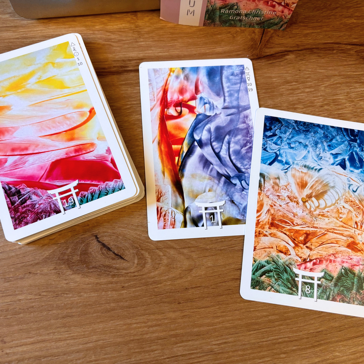 Encaustic Große Arkana des Tarot