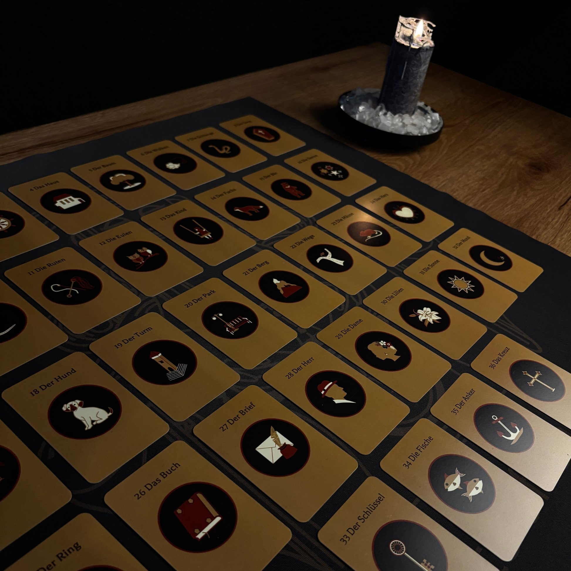 Grand Tableau Lenormand deutsch