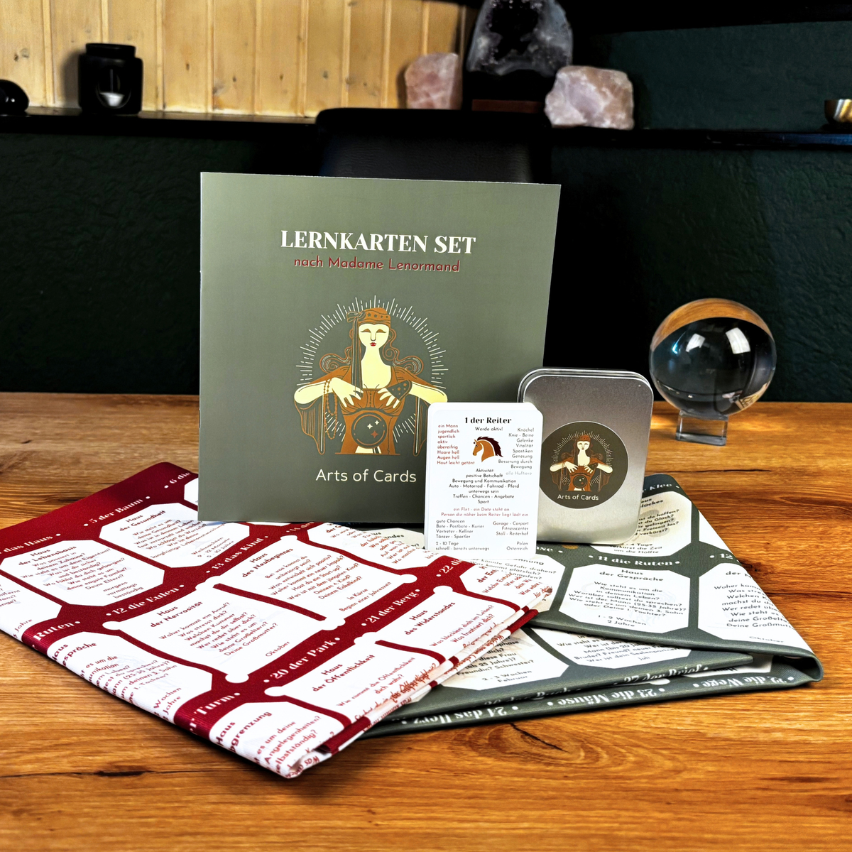 Grosses Lenormand Lernkartenset