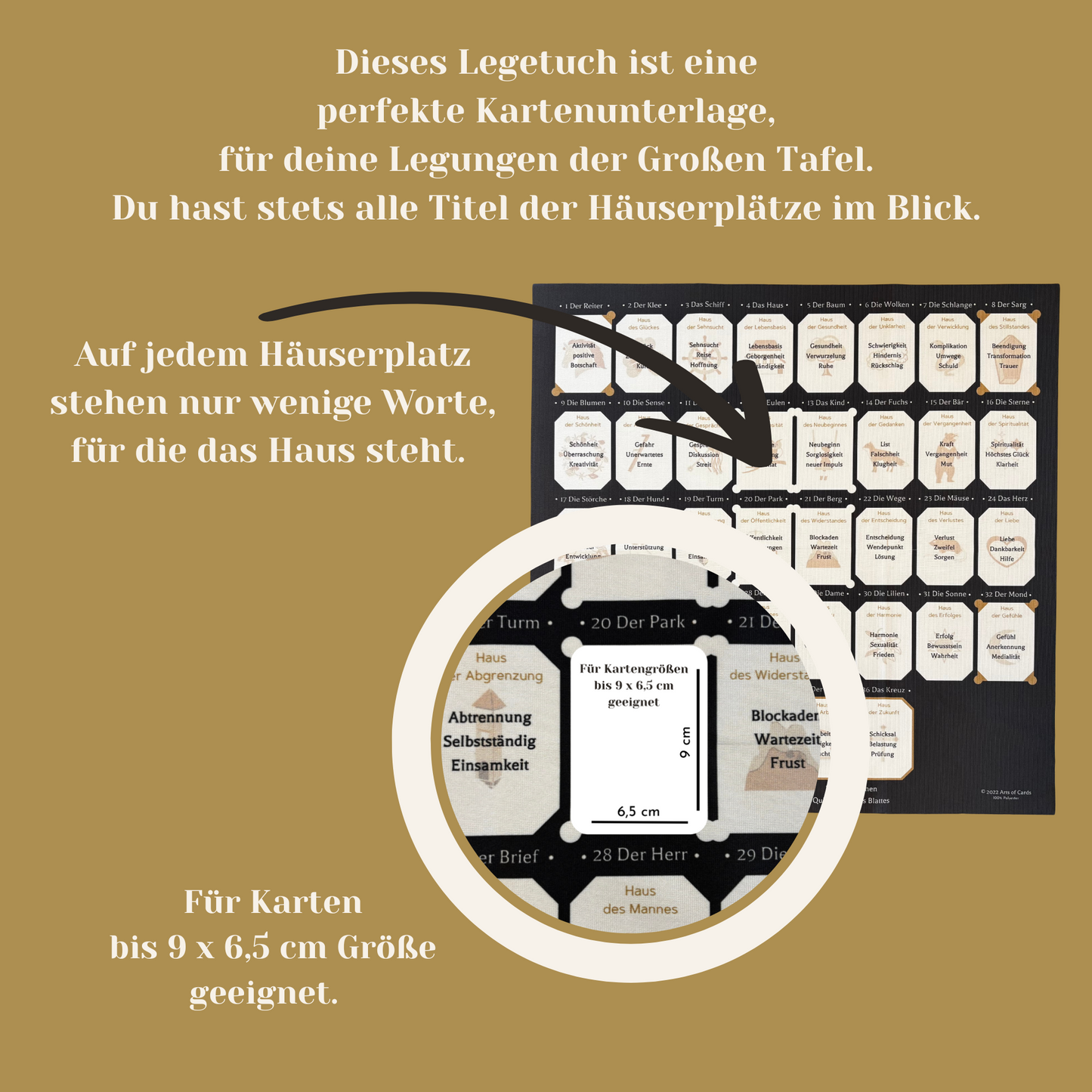 Lenormandtücher 8x4+4 Bundle