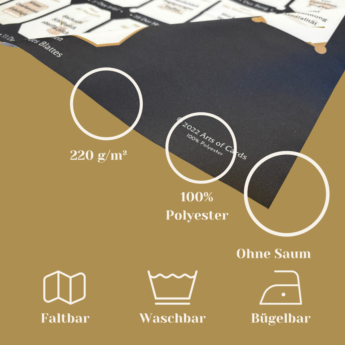 Lenormand Set 8x4 intuitive Häusertafel und Lenormanddeck