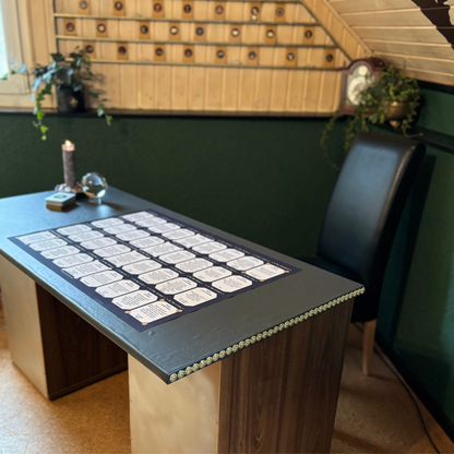 Learn Lenormand House table for large cards