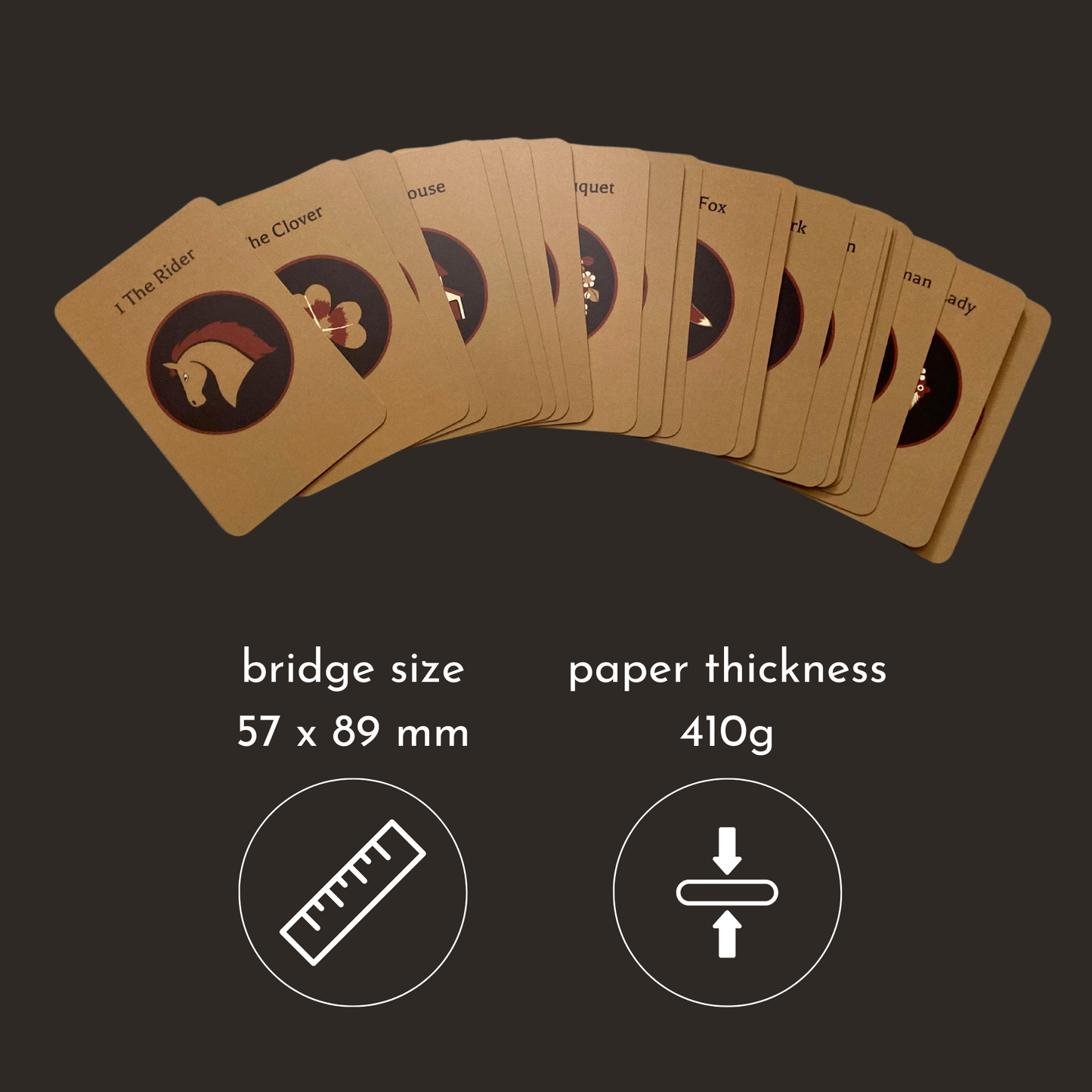 Lenormand Deck Arts of Cards 36 Cards English