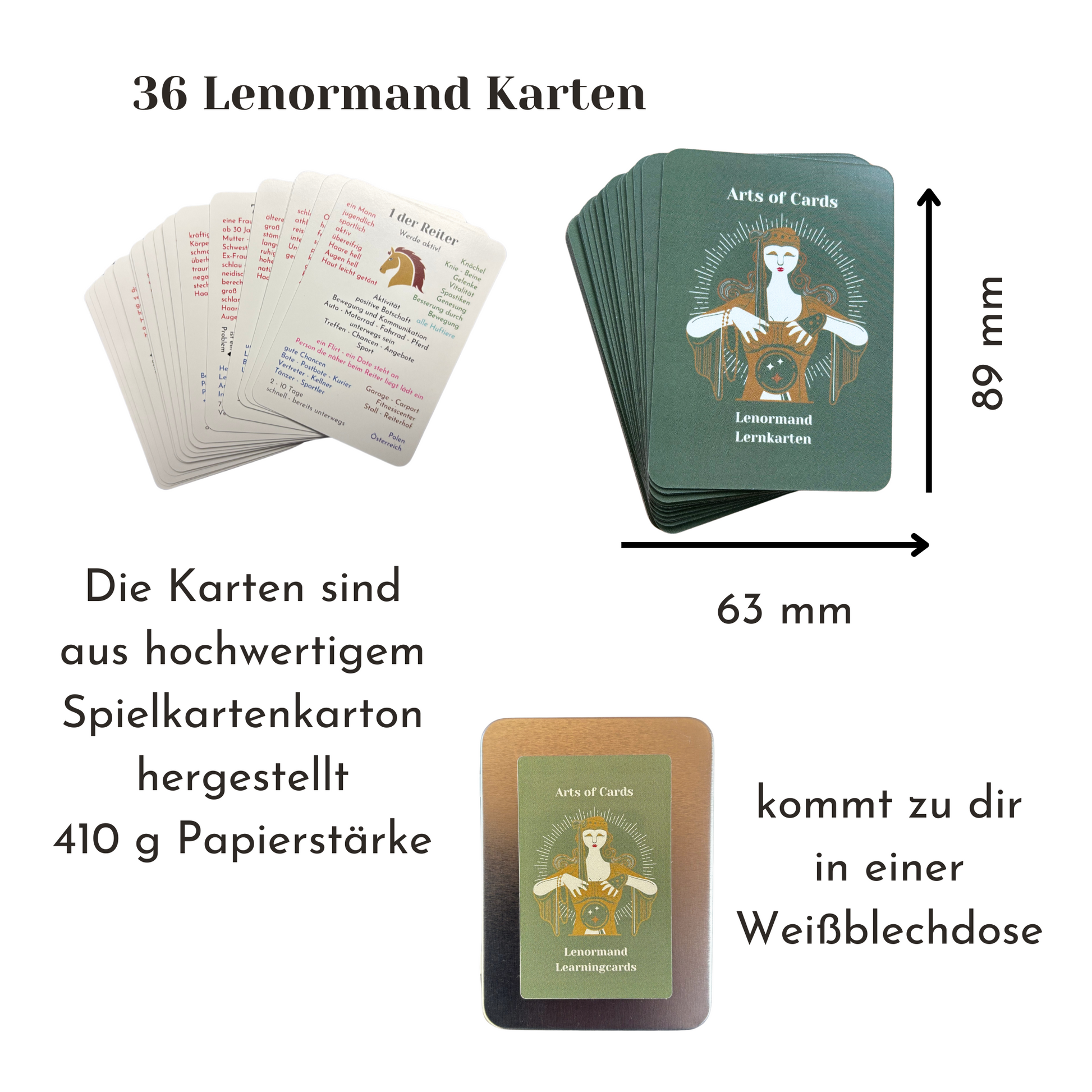 Lenormandkarten lernen