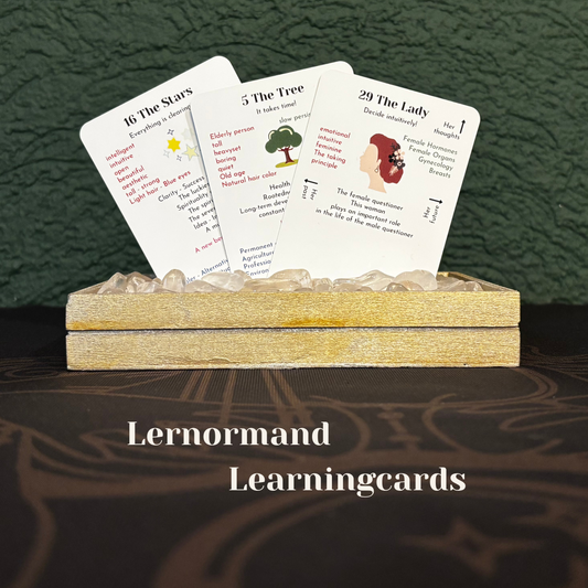 Lenormand deck with keywords