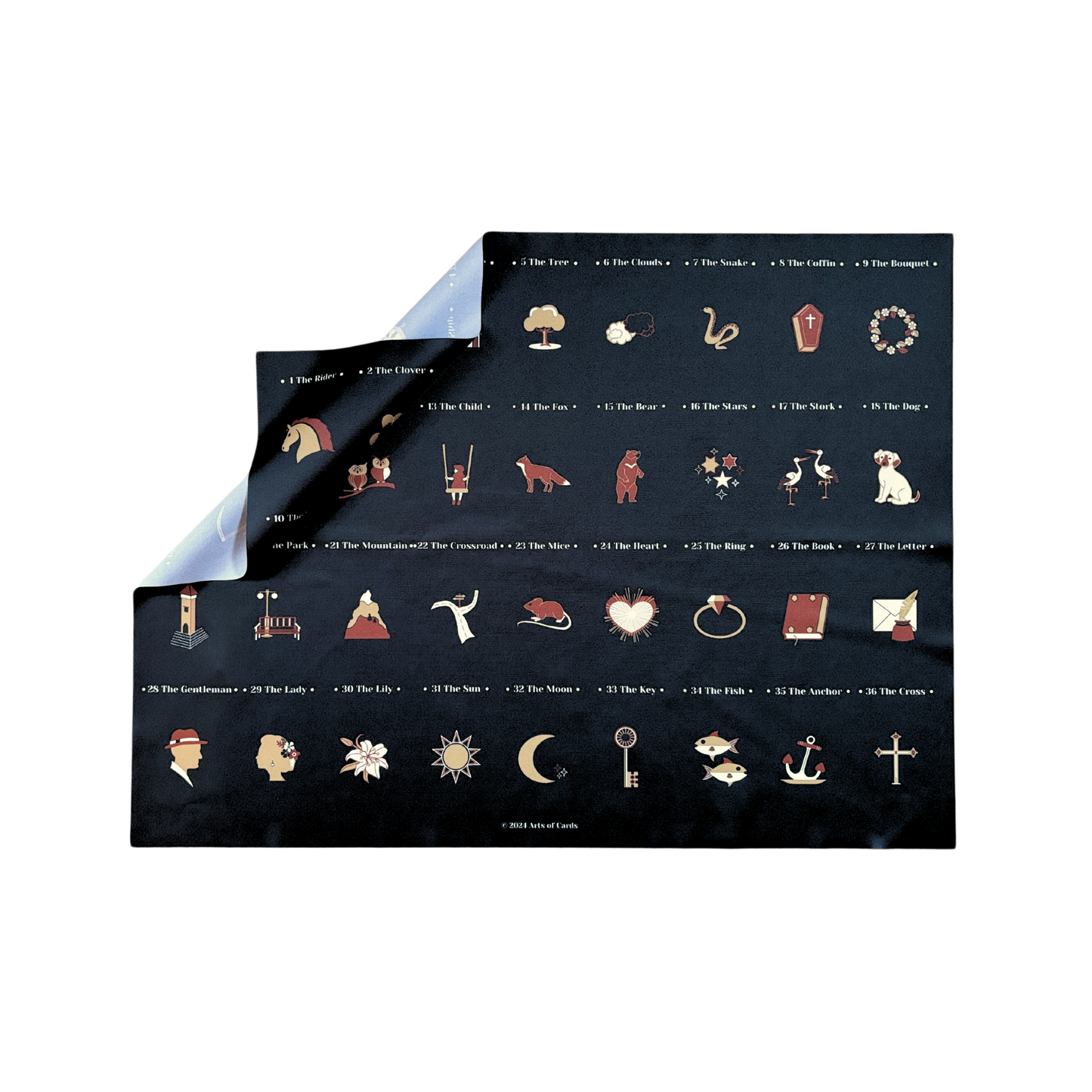 Lenormand House Chart for Large Cards