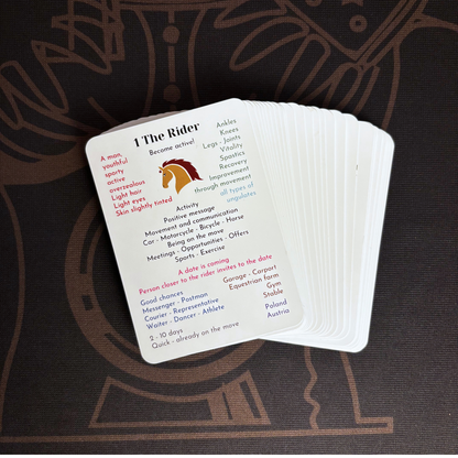 Lenormand study guide deck