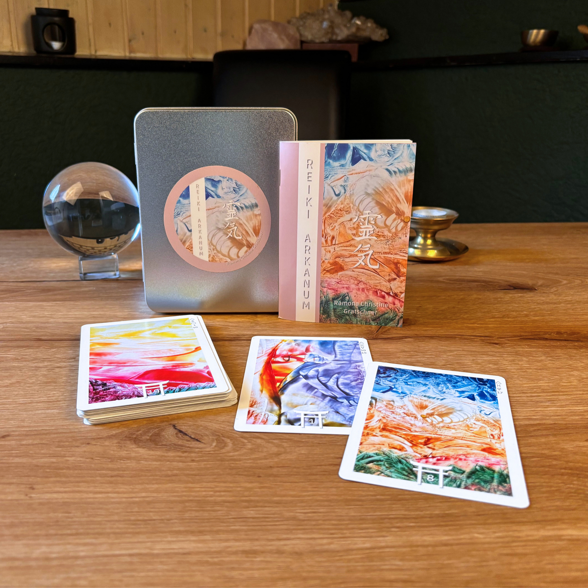 Reiki Arkanum Encaustic Tarot